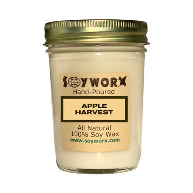 Soyworx Mason Jar Candle - Apple Harvest