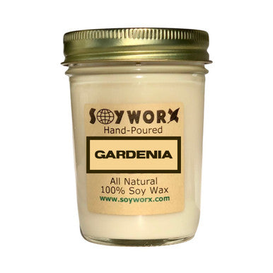 Soyworx Mason Jar Candle - Gardenia