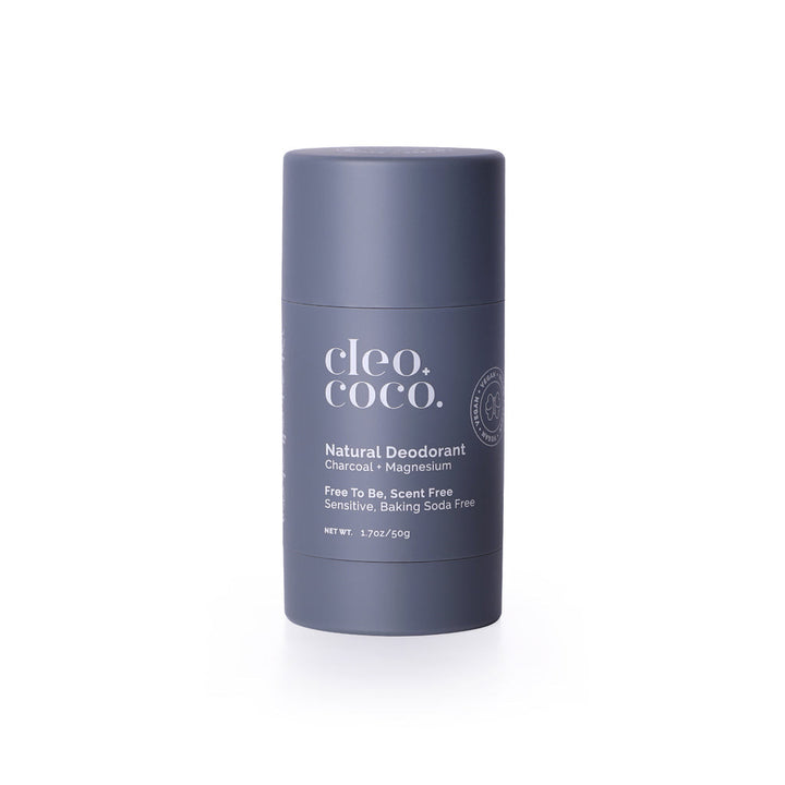 Deodorant - Free To Be (Scent Free) Charcoal + Magnesium