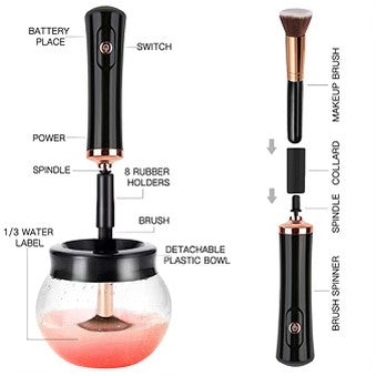 Electronic Makeup Brush Cleaner