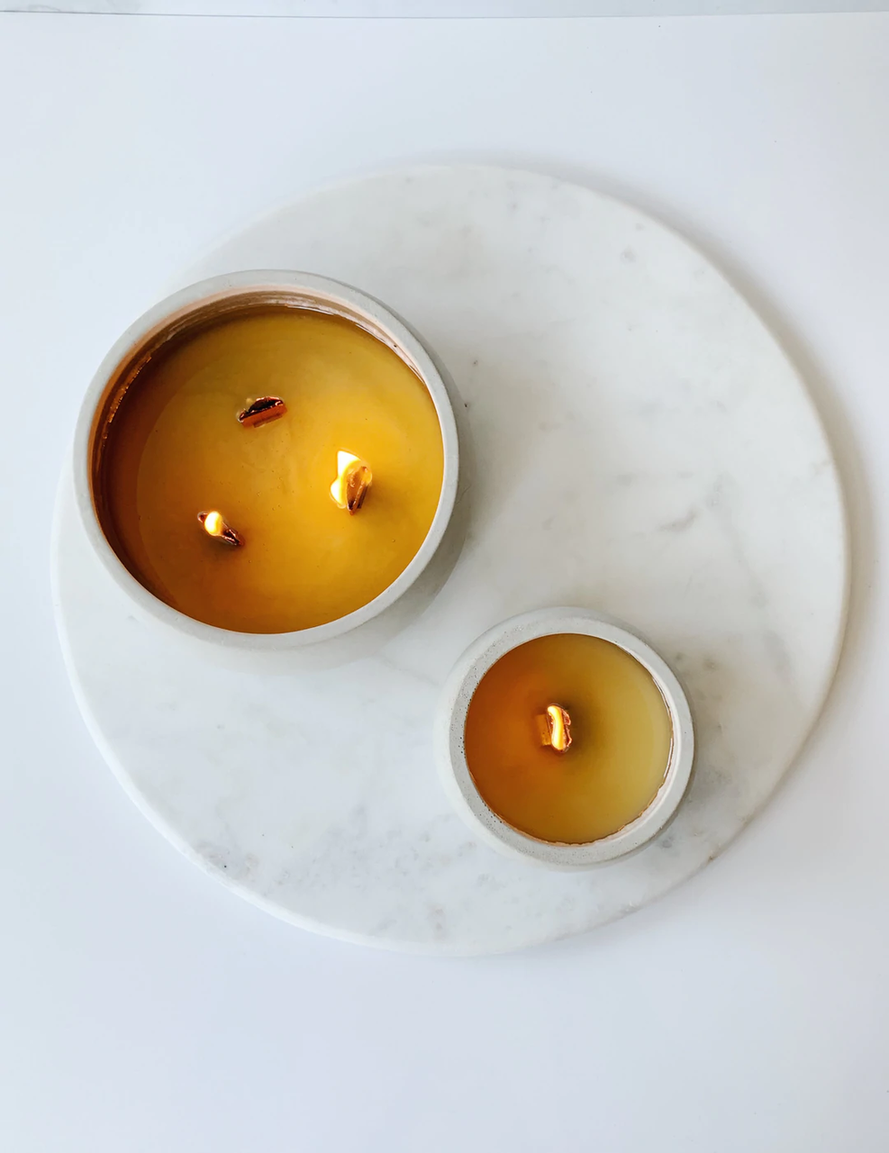 Concrete Candle (Natural) - Channel the Flannel