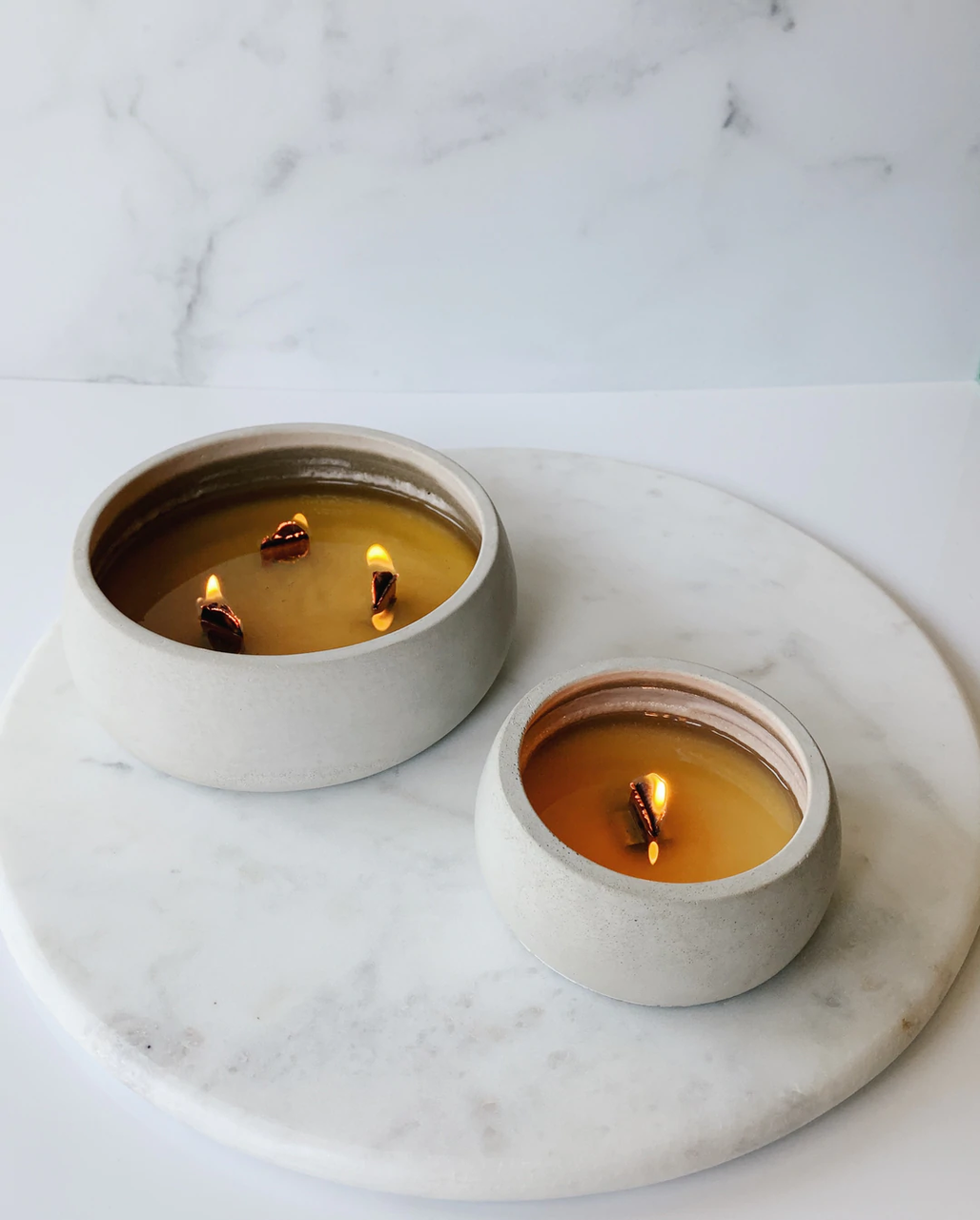 Concrete Candle (Natural) - Channel the Flannel