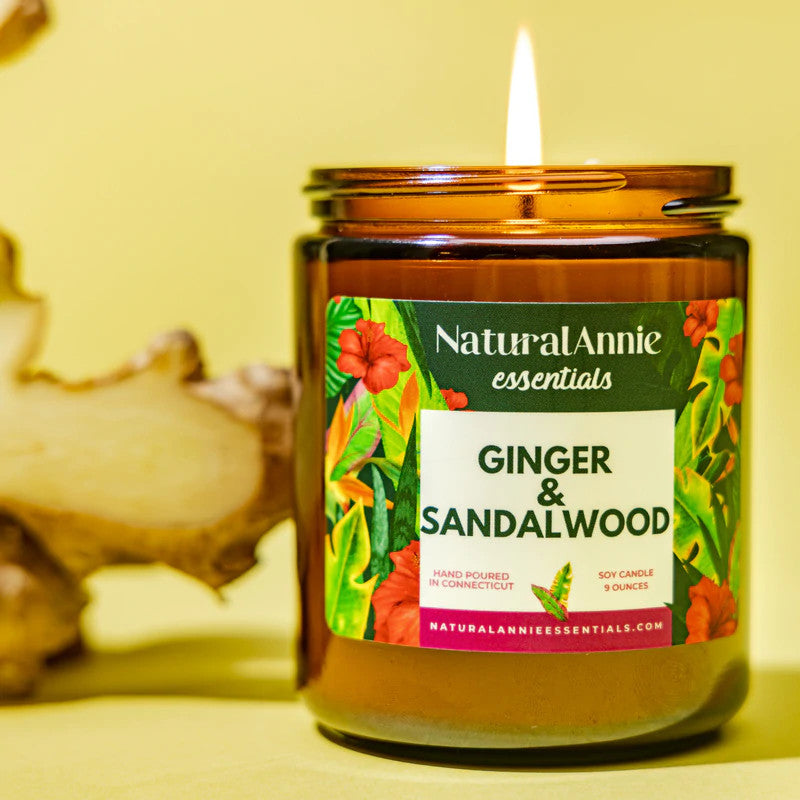 Soy Candle - Ginger & Sandalwood Candle