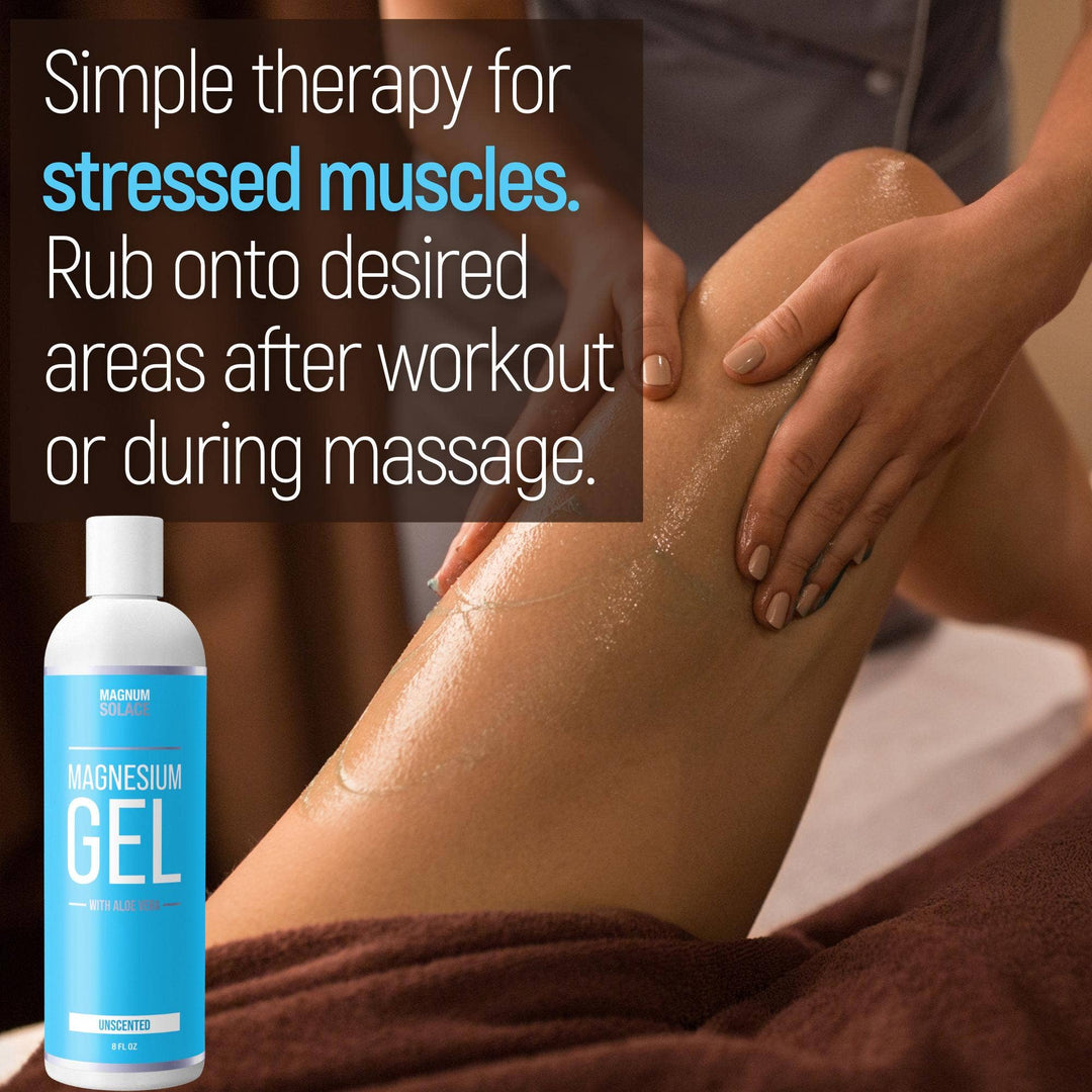 Magnesium Gel with Aloe | Massage Gel for Leg & Muscle Cramp