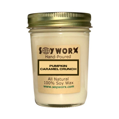 Soyworx Mason Jar Candle - Pumpkin Caramel Crunch