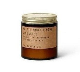 Standard Soy Candle (MINI) - Amber & Moss