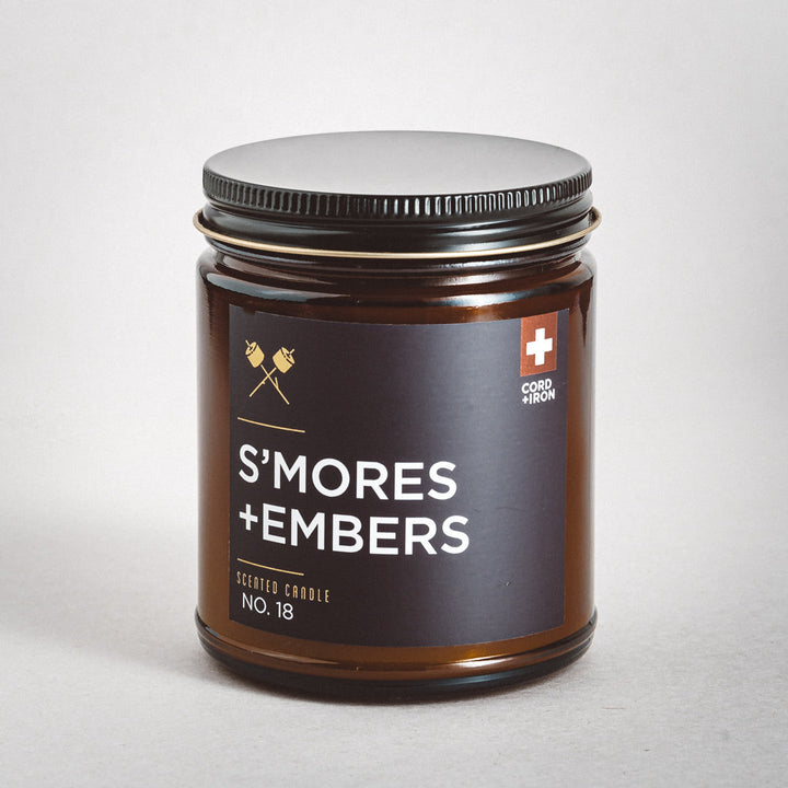 Amber Jar Candle - S'mores + Embers