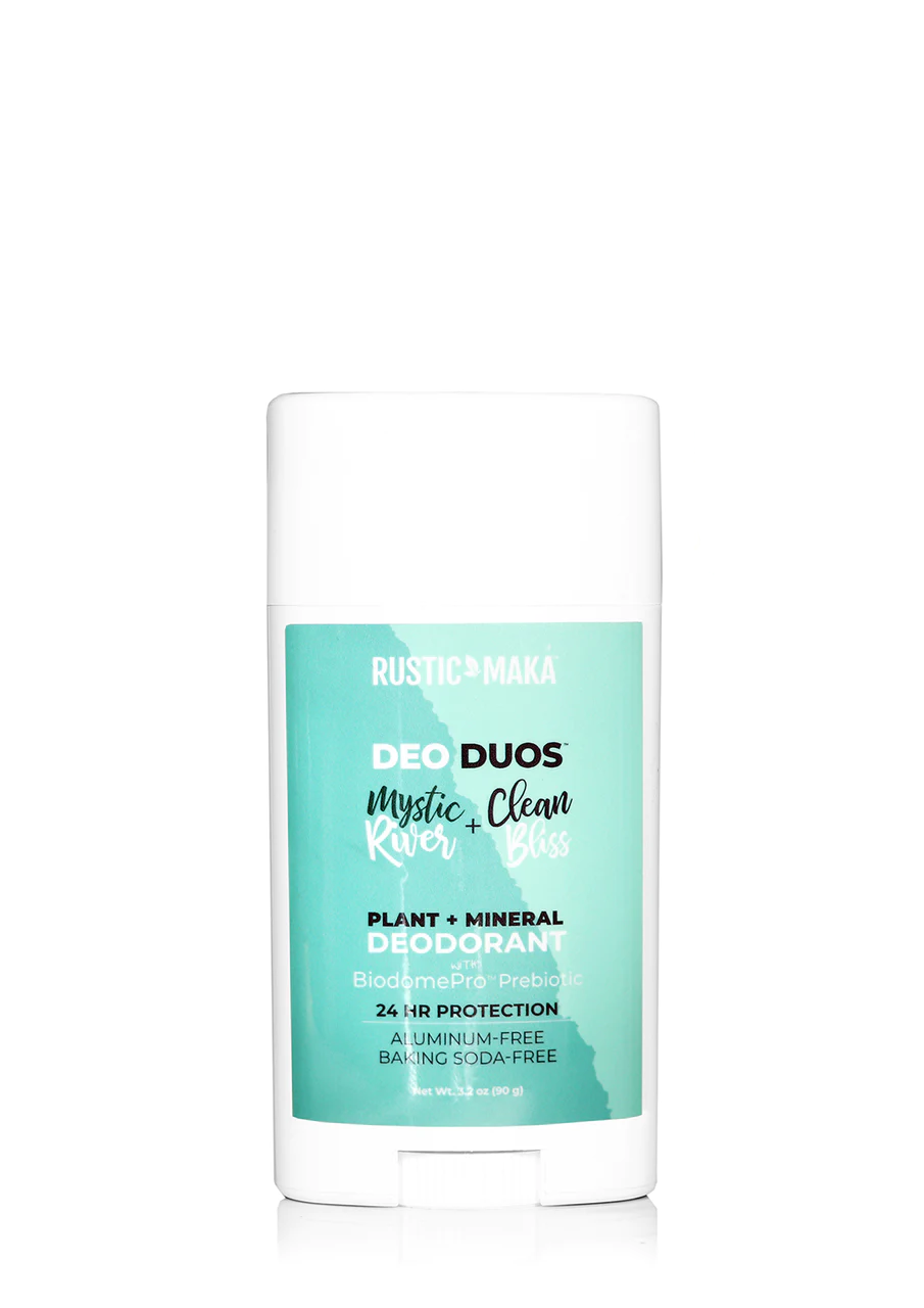 Prebiotic - Deo Duos:  Mystic River + Clean Bliss Natural Deodorant