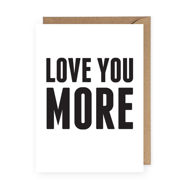 Card - Love You More Greeting