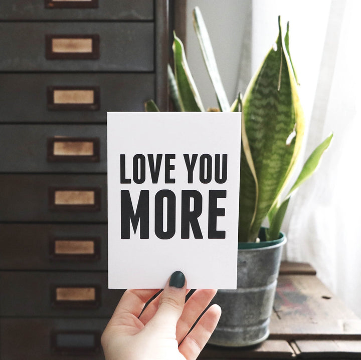 Card - Love You More Greeting