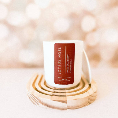 Holiday Candle-Joyeux Noel