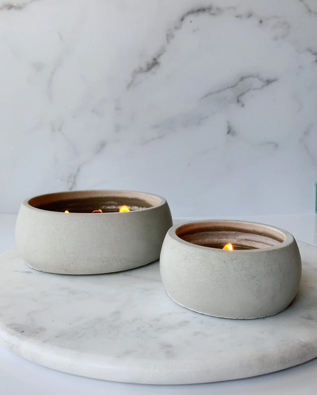 Concrete Candle (Natural) - 100% Homebody