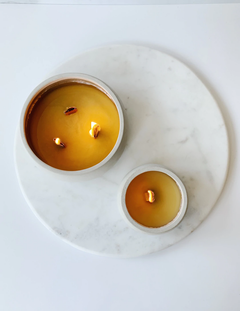 Concrete Candle (Natural) - 100% Homebody