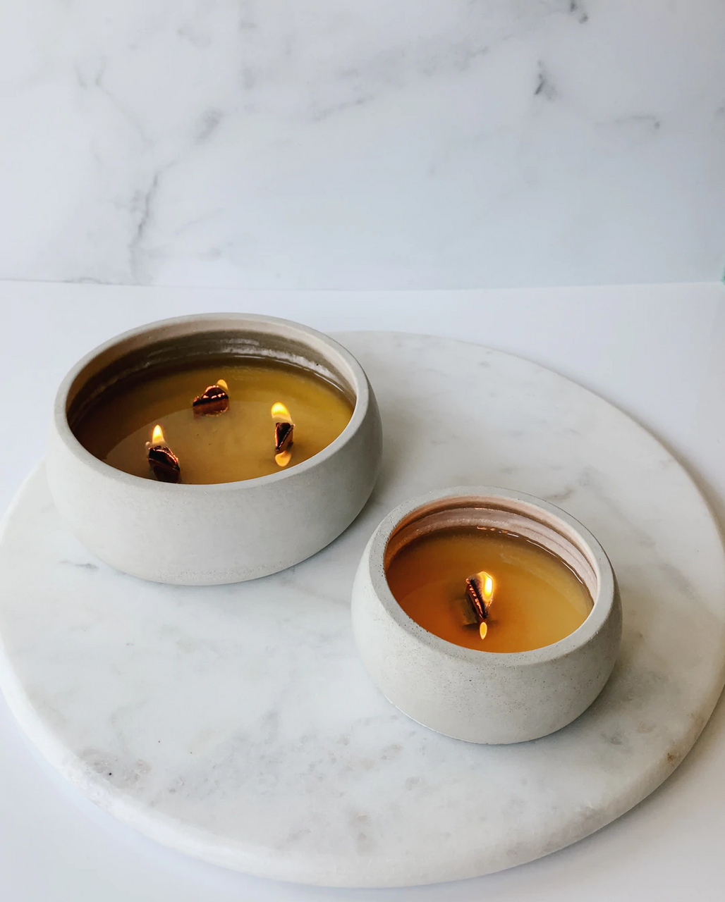 Concrete Candle (Natural) - 100% Homebody