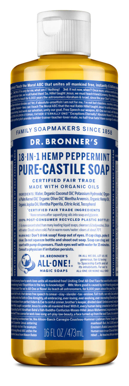 Pure-Castille Liquid Soap - Peppermint