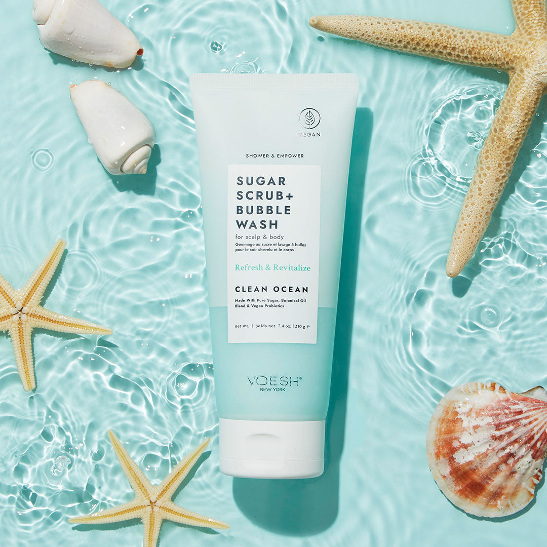 Sugar Scrub + Bubble Wash - Clean Ocean