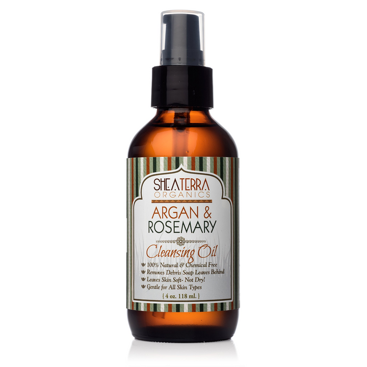 Face Cleansing Oil - Argan and Rosemary Facial Cleansing Oil