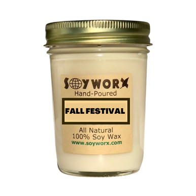 Soyworx Mason Jar Candle - Fall Festival