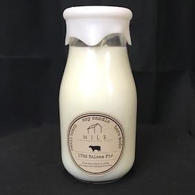 Milk Bottle Candle - 1768 Balsam Fir